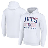 Winnipeg Jets Starter Retro Graphic Pullover Hoodie - White | US 201066260