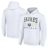 Buffalo Sabres Starter Retro Graphic Pullover Hoodie - White | US 201066266