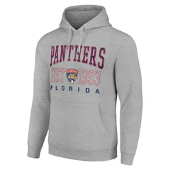 Florida Panthers Starter Graphic Pullover Hoodie - Heather Gray | US 201066286