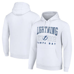 Tampa Bay Lightning Starter Graphic Pullover Hoodie - White | US 201066296