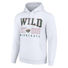 Minnesota Wild Starter Graphic Pullover Hoodie - White | US 201066313