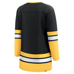 Boston Bruins Fanatics Women's Alternate 100th Anniversary Breakaway Jersey - Black | US 201066462