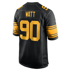 T.J. Watt Pittsburgh Steelers Alternate Game Jersey - Black Jerseys