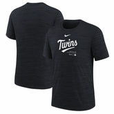 Minnesota Twins Nike Youth Authentic Collection Practice Performance T-Shirt - Navy T-shirts