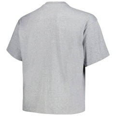 Denver Nuggets Big & Tall Hardwood Classics Vintage Logo T-Shirt Heather Gray - Mitchell & Ness