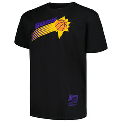 Phoenix Suns Big & Tall Hardwood Classics Vintage Logo T-Shirt Black - Mitchell & Ness