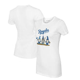 Kansas City Royals Tiny Turnip Women's Gnomes T-Shirt - White T-shirts
