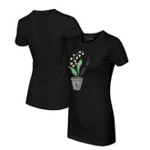 Chicago White Sox Tiny Turnip Women's Lilies & Ladybugs T-Shirt - Black T-shirts