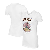 San Francisco Giants Tiny Turnip Women's Mermaid T-Shirt - White T-shirts