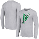 Dallas Stars Starter Color Scratch Long-Sleeve T-Shirt - Heather Gray | US 201074625