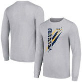 Nashville Predators Starter Color Scratch Long-Sleeve T-Shirt - Heather Gray | US 201074632