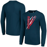 Washington Capitals Starter Color Scratch Long-Sleeve T-Shirt - Navy | US 201074679