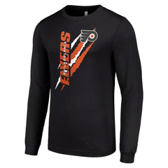 Philadelphia Flyers Starter Color Scratch Long-Sleeve T-Shirt - Black | US 201074699