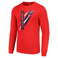 Washington Capitals Starter Color Scratch Long-Sleeve T-Shirt - Red | US 201074717