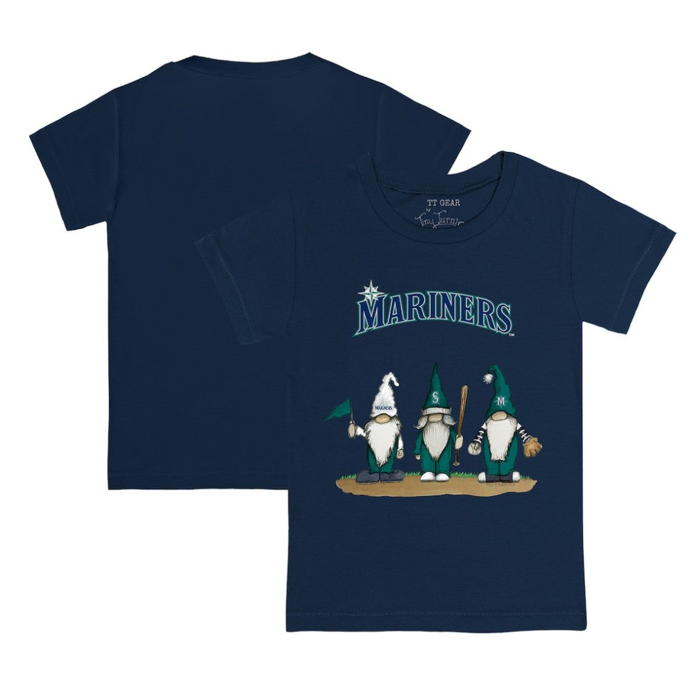 Seattle Mariners Tiny Turnip Youth Gnomes T-Shirt - Navy T-shirts