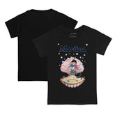 Miami Marlins Tiny Turnip Youth Mermaid T-Shirt - Black T-shirts