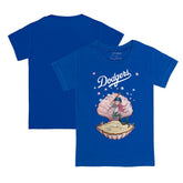 Los Angeles Dodgers Tiny Turnip Youth Mermaid T-Shirt - Royal T-shirts