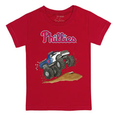 Philadelphia Phillies Tiny Turnip Youth Monster Truck T-Shirt - Red T-shirts