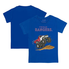 Texas Rangers Tiny Turnip Youth Monster Truck T-Shirt - Royal T-shirts