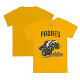 San Diego Padres Tiny Turnip Youth Monster Truck T-Shirt - Gold T-shirts