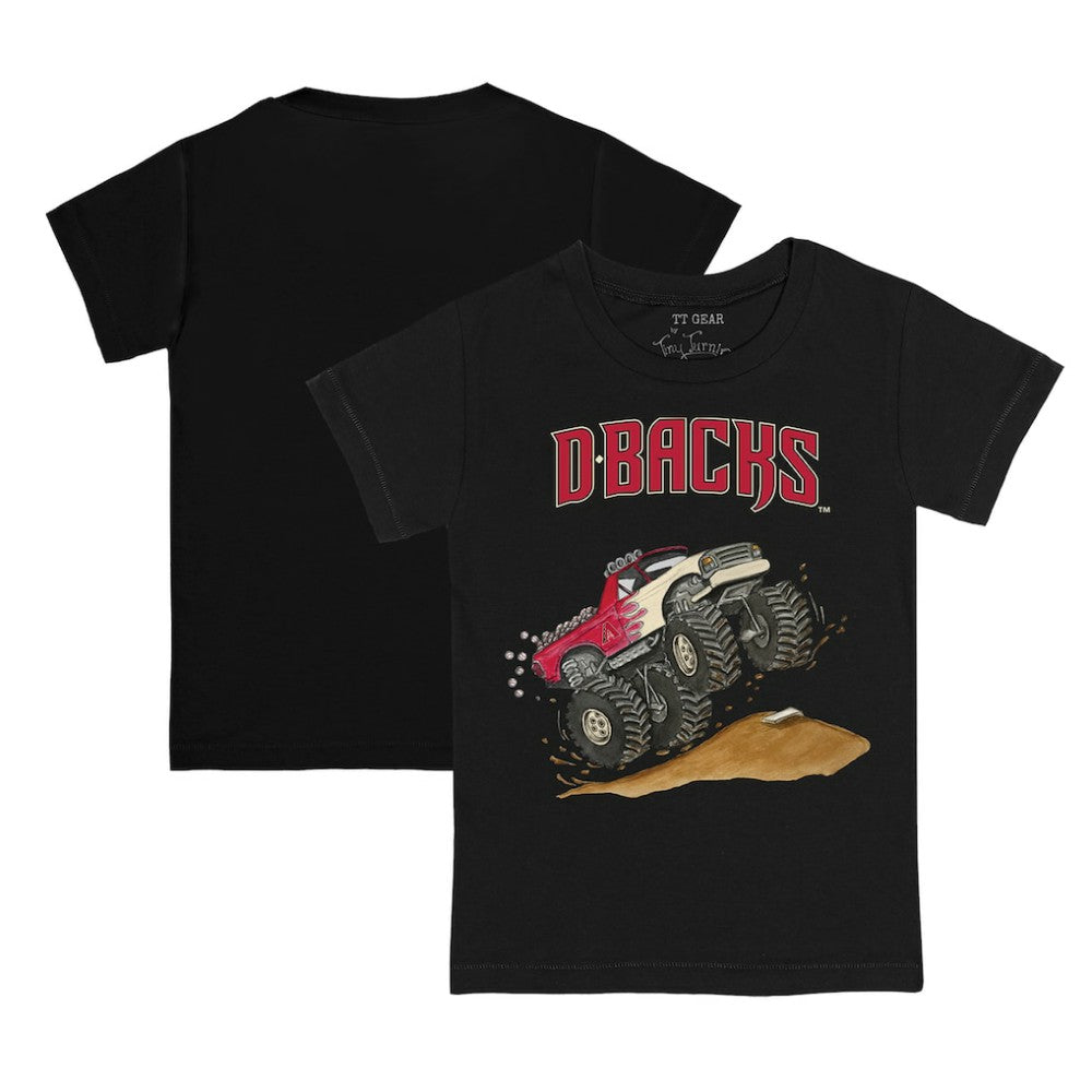 Arizona Diamondbacks Tiny Turnip Youth Monster Truck T-Shirt - Black T-shirts