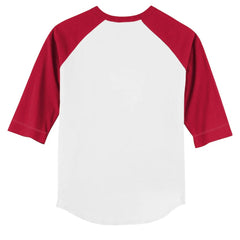 Philadelphia Phillies Tiny Turnip Youth Triceratops 3/4-Sleeve Raglan T-Shirt - White/Red T-shirts