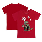 Cincinnati Reds Tiny Turnip Youth Triceratops T-Shirt - Red T-shirts