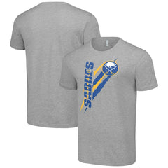 Buffalo Sabres Starter Color Scratch T-Shirt - Heather Gray | US 201076142