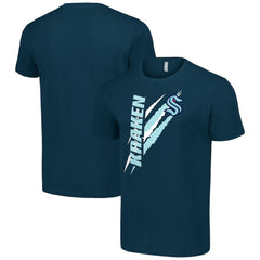 Seattle Kraken Starter Color Scratch T-Shirt - Deep Sea Blue | US 201076192