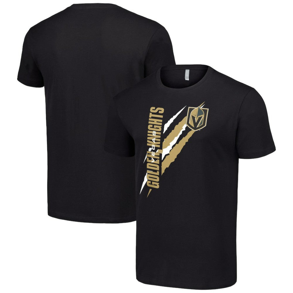 Vegas Golden Knights Starter Color Scratch T-Shirt - Black | US 201076209