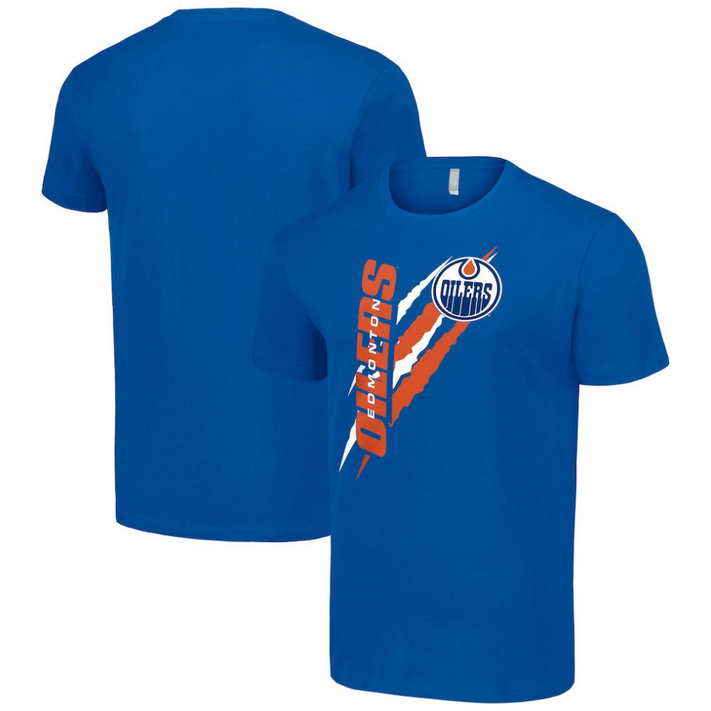 Edmonton Oilers Starter Color Scratch T-Shirt - Royal | US 201076225