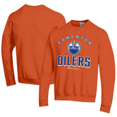 Edmonton Oilers Champion Eco Powerblend Crewneck Sweatshirt - Orange | US 201078086