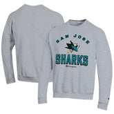 San Jose Sharks Champion Eco Powerblend Crewneck Sweatshirt - Gray | US 201078098