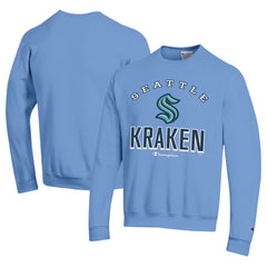 Seattle Kraken Champion Eco Powerblend Crewneck Sweatshirt - Light Blue | US 201078099