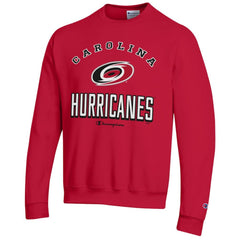 Carolina Hurricanes Champion Eco Powerblend Crewneck Sweatshirt - Red | US 201078110