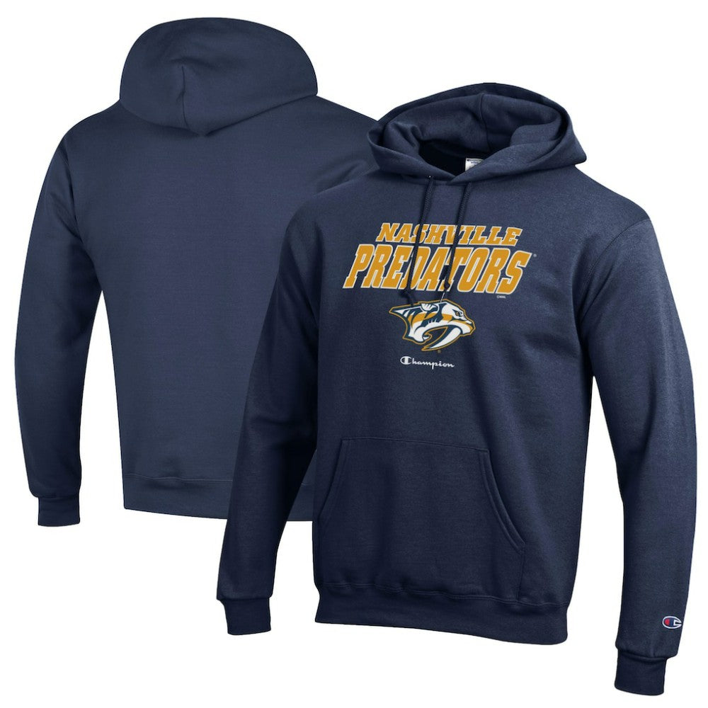Nashville Predators Champion Eco Powerblend Pullover Hoodie - Navy | US 201078117