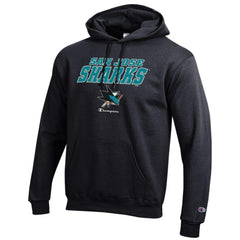 San Jose Sharks Champion Eco Powerblend Pullover Hoodie - Black | US 201078124