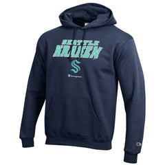 Seattle Kraken Champion Eco Powerblend Pullover Hoodie - Deep Sea Blue | US 201078125