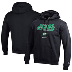 Dallas Stars Champion Eco Powerblend Pullover Hoodie - Black | US 201078140