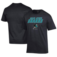 San Jose Sharks Champion Jersey T-Shirt - Black | US 201078187