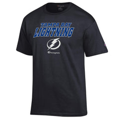 Tampa Bay Lightning Champion Jersey T-Shirt - Black | US 201078190
