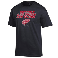 Detroit Red Wings Champion Jersey T-Shirt - Black | US 201078206