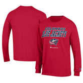 Columbus Blue Jackets Champion Long-Sleeve Jersey T-Shirt - Red | US 201078218