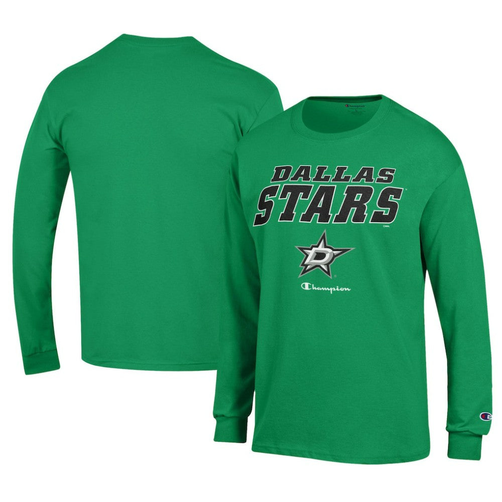 Dallas Stars Champion Long-Sleeve Jersey T-Shirt - Kelly Green | US 201078219