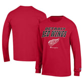 Detroit Red Wings Champion Long-Sleeve Jersey T-Shirt - Red | US 201078220