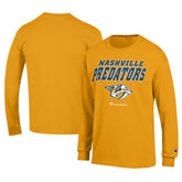 Nashville Predators Champion Long-Sleeve Jersey T-Shirt - Gold | US 201078225