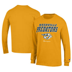 Nashville Predators Champion Long-Sleeve Jersey T-Shirt - Gold | US 201078225