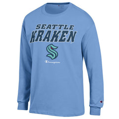 Seattle Kraken Champion Long-Sleeve Jersey T-Shirt - Light Blue | US 201078228