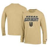 Vegas Golden Knights Champion Long-Sleeve Jersey T-Shirt - Yellow | US 201078237