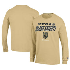 Vegas Golden Knights Champion Long-Sleeve Jersey T-Shirt - Yellow | US 201078237